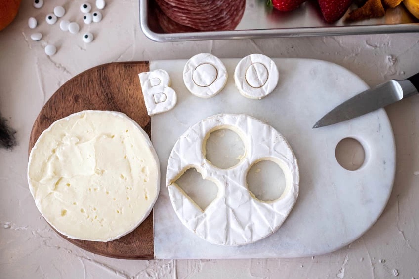 Halloween Charcuterie - Brie Cheese