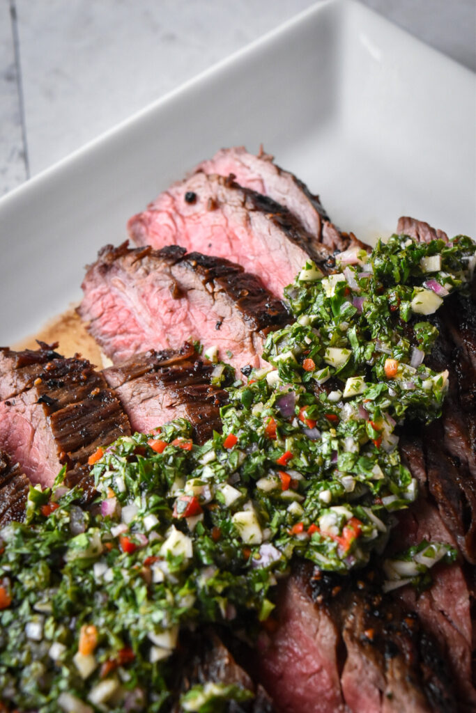 Flank Steak with Chimichurri