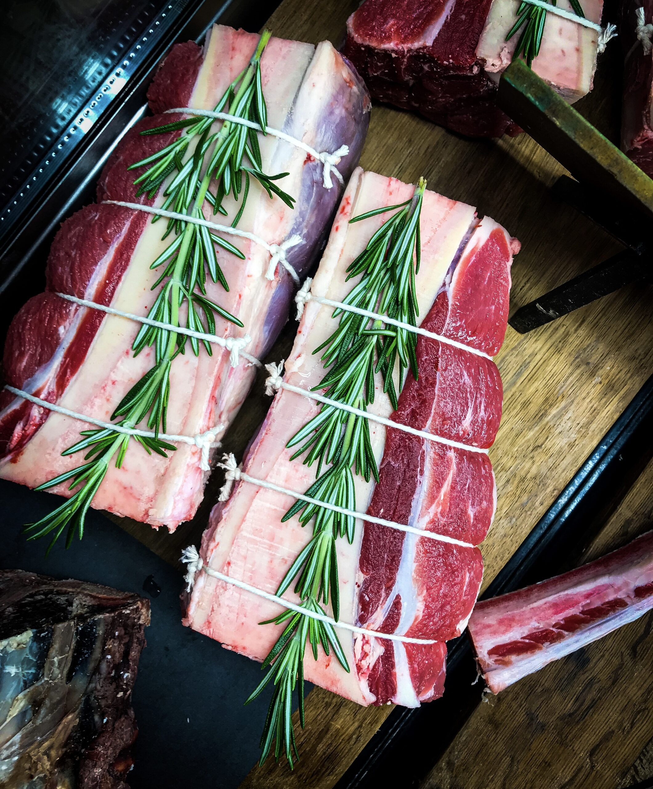 Beef roasts at butcher shop in GTA (near Toronto)