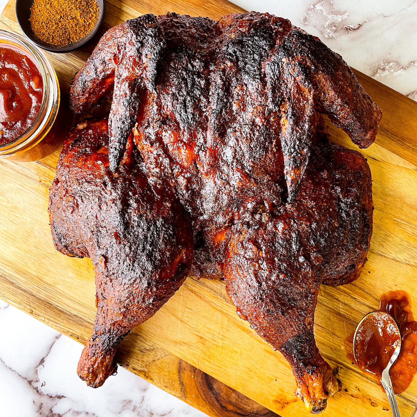 BBQ Spatchcock Chicken