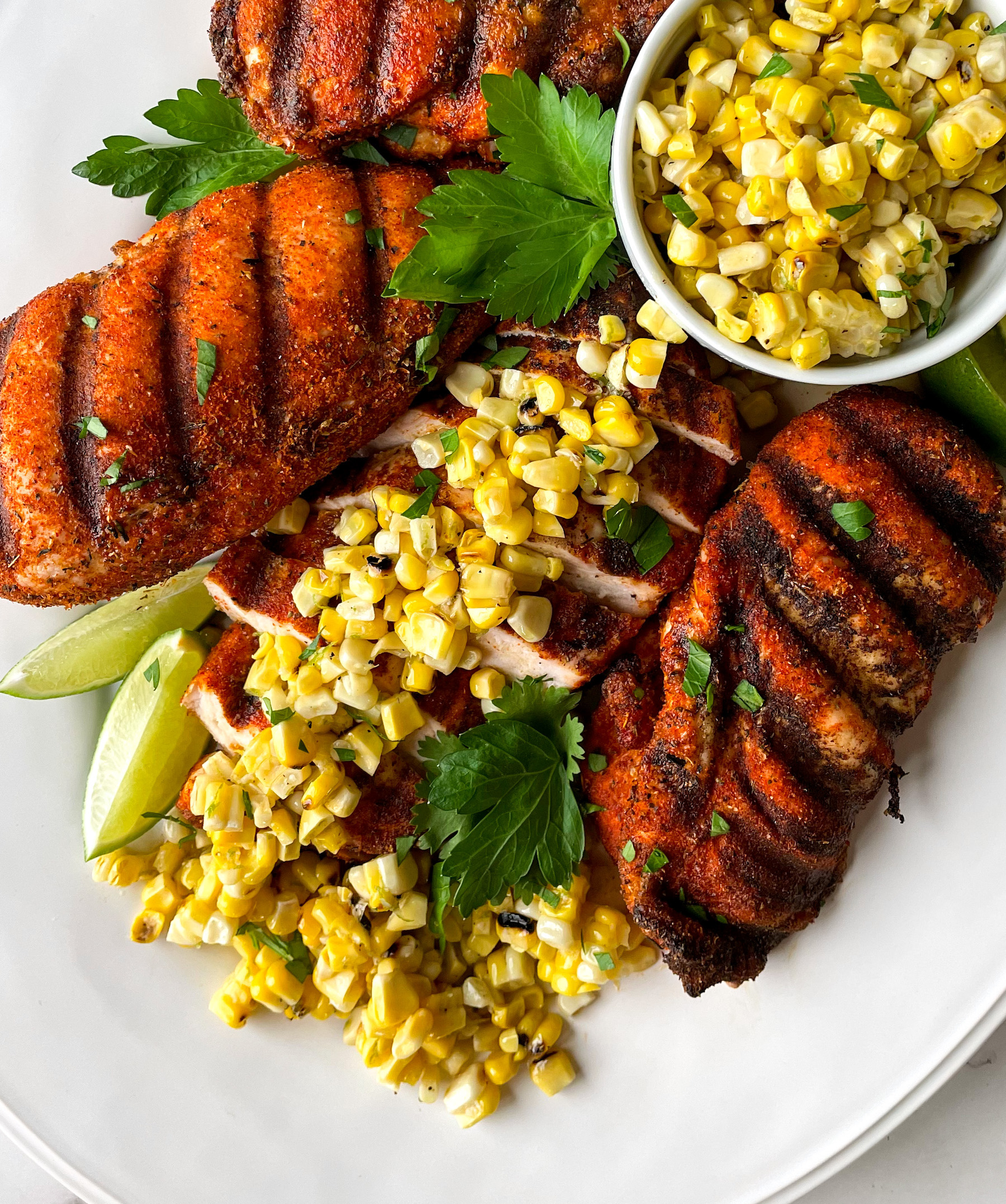 Cajun Chicken with Sweet Corn Salsa