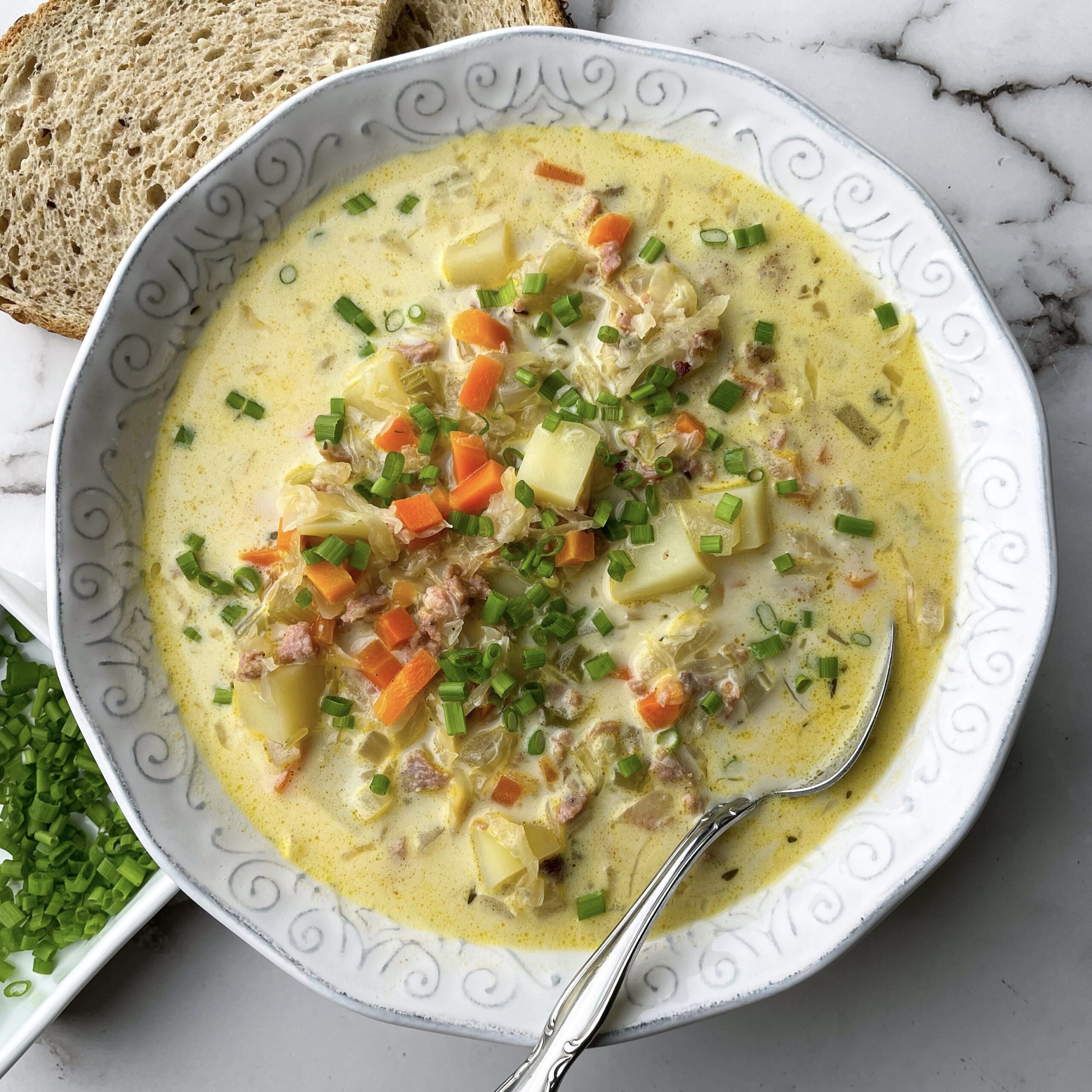 Sausage and Sauerkraut Soup