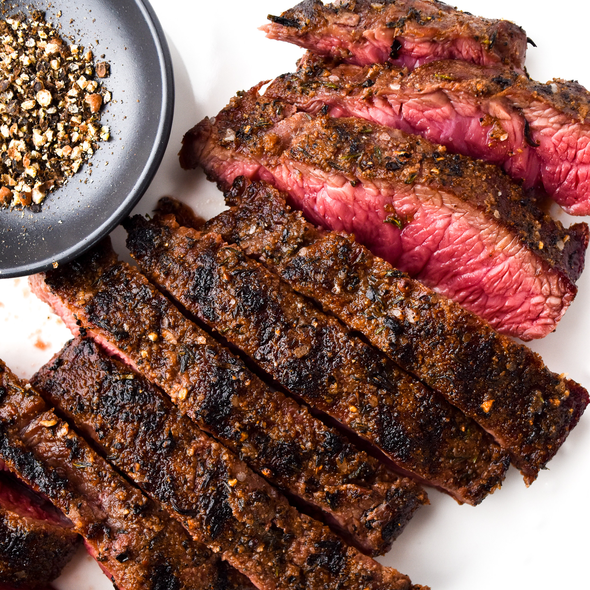 Grilled Vegas Steak with Steak Spice Rub